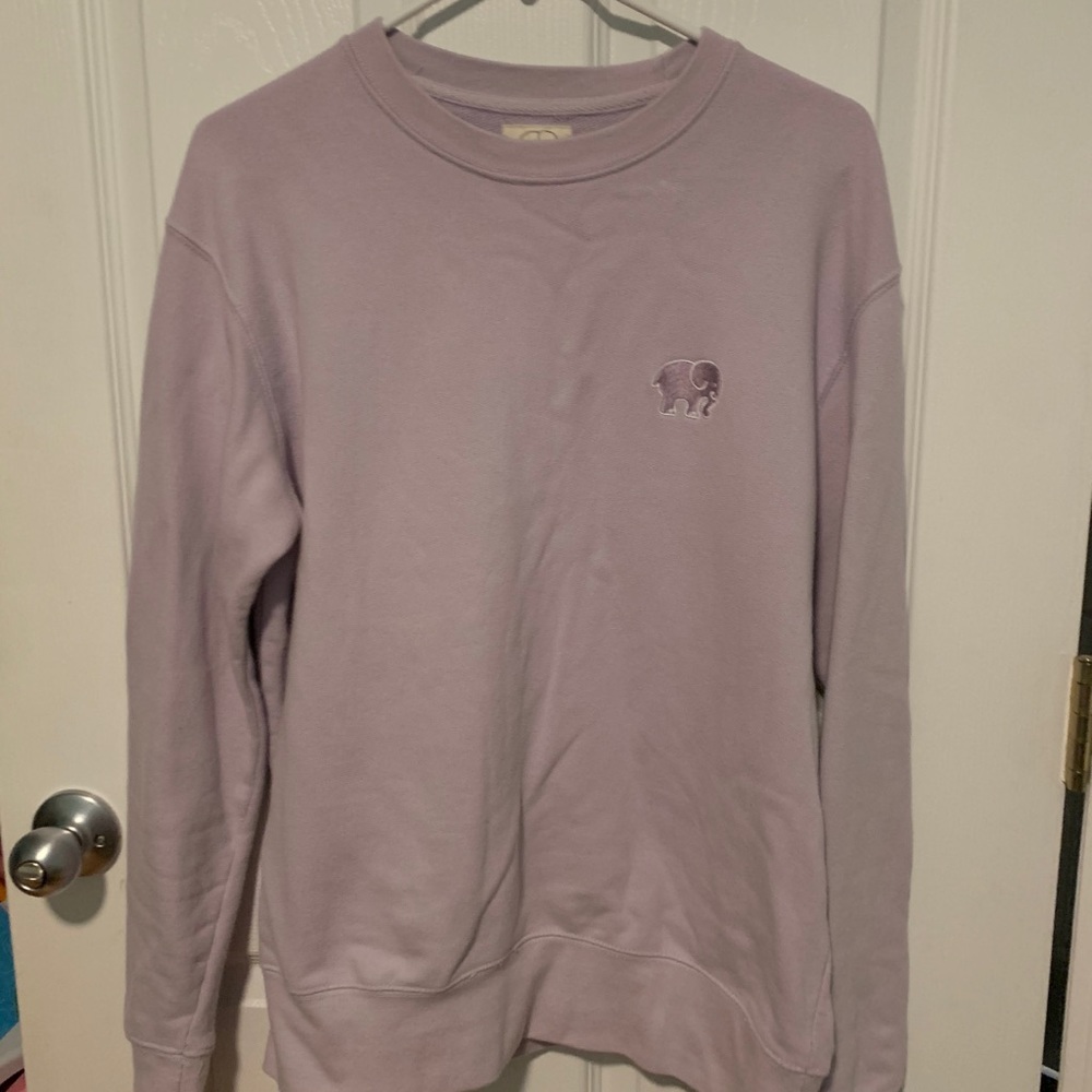 Ivory Ella Lilac Crew Sweatshirt